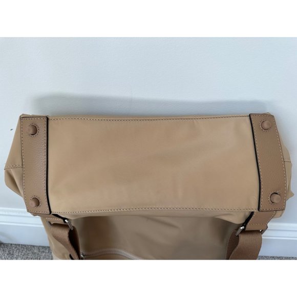 Cole Haan Nylon Convertible Backpack Beige - Picture 7 of 16